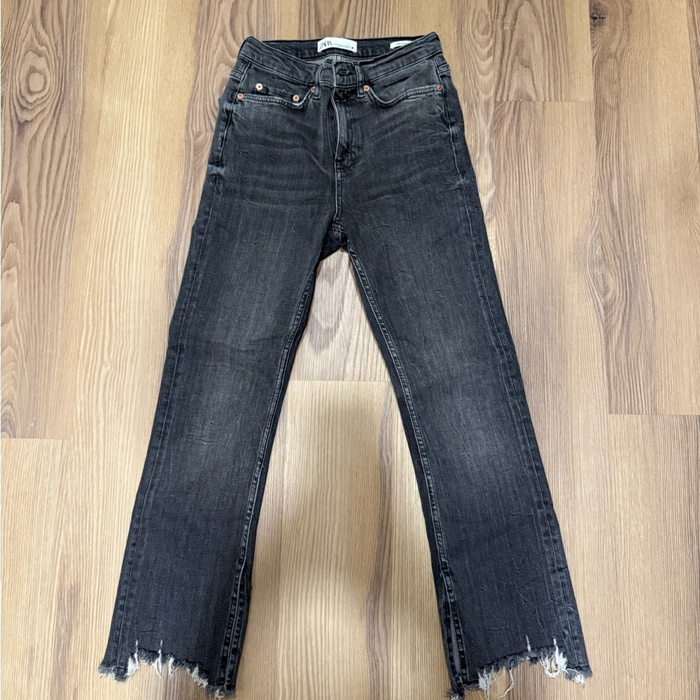 Zara Black Boot Cut Jeans